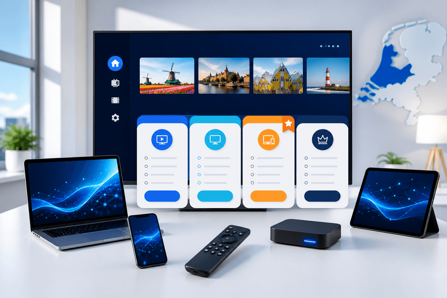Beste IPTV abonnement Nederland met Premium Dutch IPTV